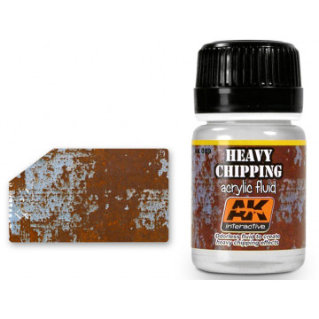 Heavy Chipping Effects Acrylic Fluid