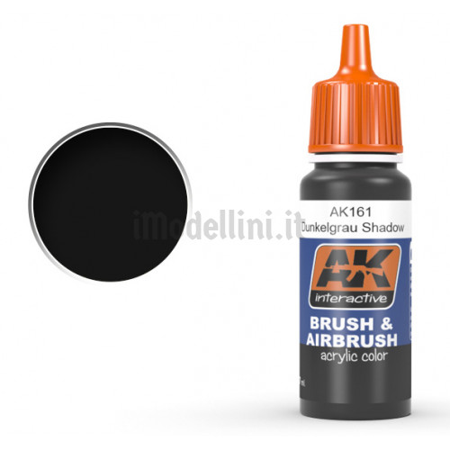 Vernice Acrilica AK Interactive Dunkelgrau Shadow