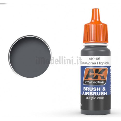 Vernice Acrilica AK Interactive Dunkelgrau High Lights