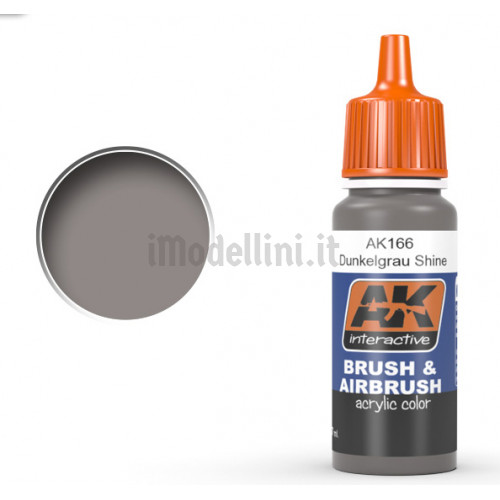 Vernice Acrilica AK Interactive Dunkelgrau Shine