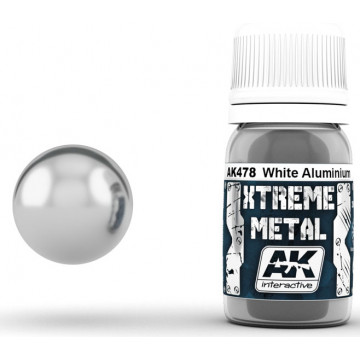 Vernice AK Xtreme Metal White Aluminium