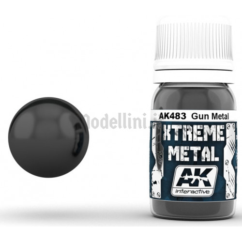 Vernice AK Xtreme Metal Gun Metal
