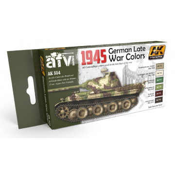 1945 German Late War Colors Set