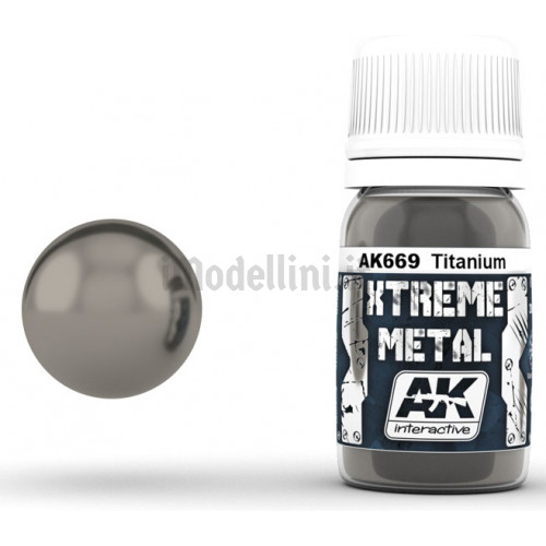 Vernice AK Xtreme Metal Titanium
