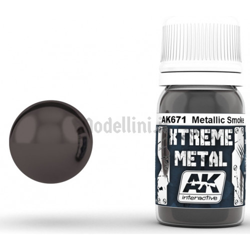 Vernice AK Xtreme Metal Smoke Metallic
