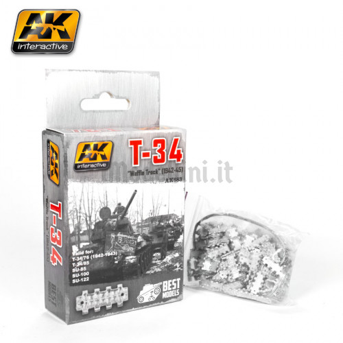 Cingoli in Kit per Carri T-34 M-1942 Waffle Type 1942-45 1:35