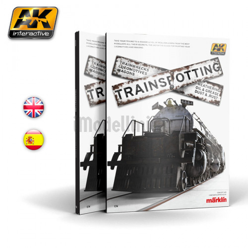 Libro di Modellismo Ferroviaio Trainspotting in Inglese