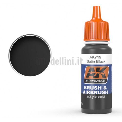 Vernice Acrilica AK Interactive Satin Black