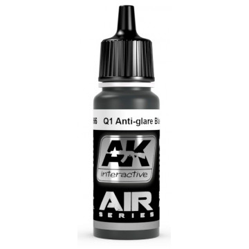 Vernice Acrilica AK Serie Air Q1 Anti-Glare Blue Black