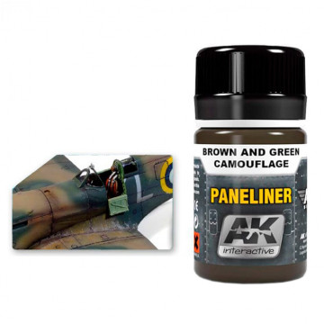 Paneliner for Brown and Green Camouflage