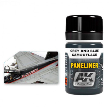 Paneliner for Grey and Blue Camouflage