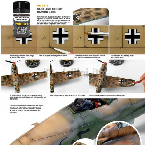 Paneliner for Sand and Desert Camouflage