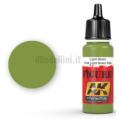 Vernice Acrilica AK Serie Figure Light Green