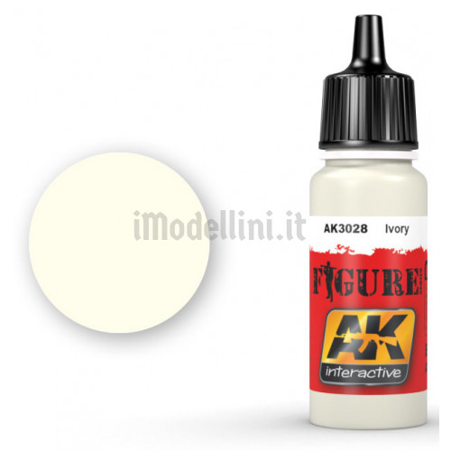 Vernice Acrilica AK Serie Figure Ivory