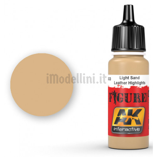 Vernice Acrilica AK Figure Light Sand Leather Highlights