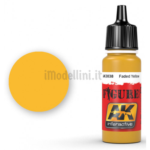 Vernice Acrilica AK Serie Figure Faded Yellow