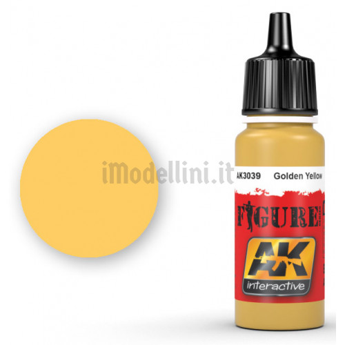 Vernice Acrilica AK Serie Figure Golden Yellow