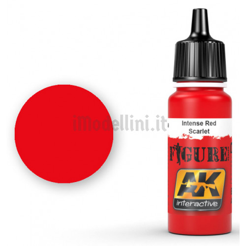 Vernice Acrilica AK Serie Figure Intense Red Scarlet