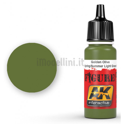 Vernice Acrilica AK Serie Figure Golden Olive