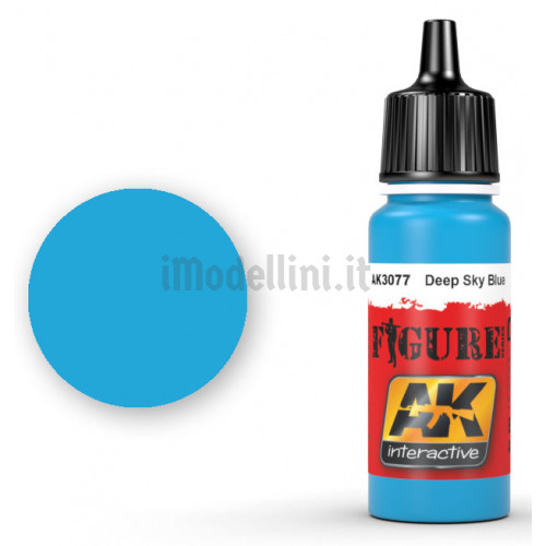 Vernice Acrilica AK Serie Figure Deep Sky Blue