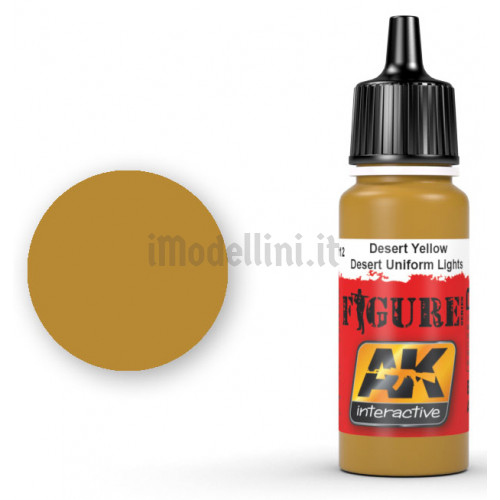 Vernice Acrilica AK Serie Figure Dessert Yellow