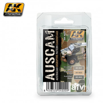 Australian Camouflage Colors Set