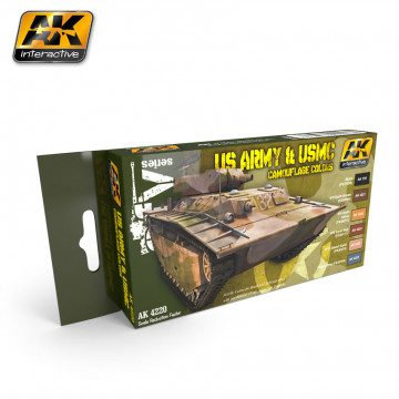 US Army & Usmc Camouflage Colors Set