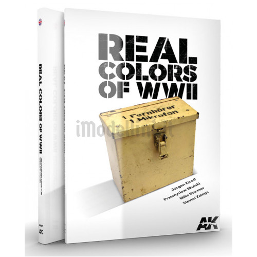 Libro Real Colors of WWII in Inglese