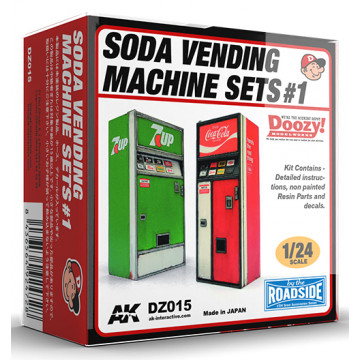Set Distributori 7Up e Coca Cola Doozy Modelworks 1:24