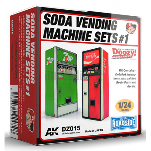 Set Distributori 7Up e Coca Cola Doozy Modelworks 1:24