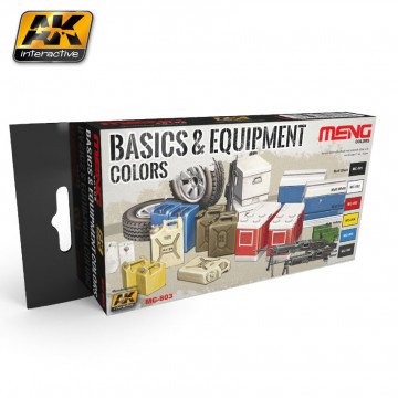 Set Meng Acrilici Basics & Equipment Colors