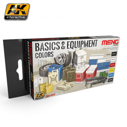 Set Meng Acrilici Basics & Equipment Colors