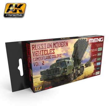 Set Meng Acrilici Russian Modern Vehicles Camouflage Colors Vol.2