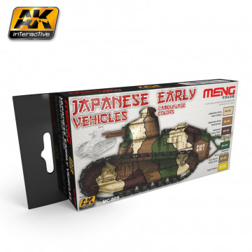 Set Meng Acrilici Japanese Early Vehicles Camouflage