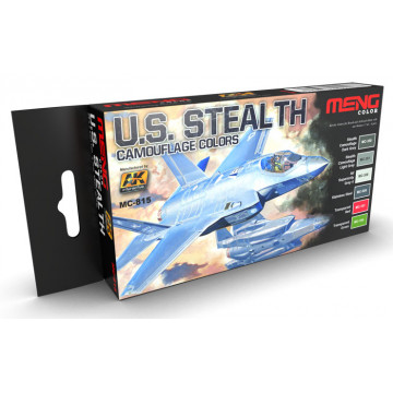 Set Meng Acrilici U.S. Stealth Camouflage Colors