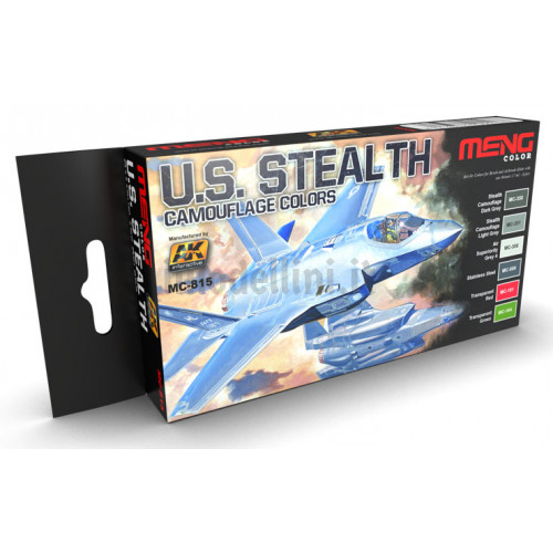 Set Meng Acrilici U.S. Stealth Camouflage Colors