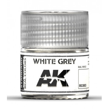 Vernice Acrilica AK Real Colors White Grey 10ml