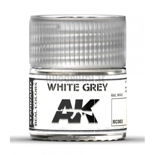 Vernice Acrilica AK Real Colors White Grey 10ml