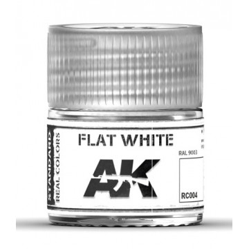 Vernice Acrilica AK Real Colors Flat White 10ml