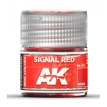 Vernice Acrilica AK Real Colors Signal Red 10ml