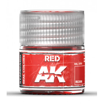Vernice Acrilica AK Real Colors Red 10ml