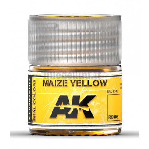 Vernice Acrilica AK Real Colors Maize Yellow 10ml