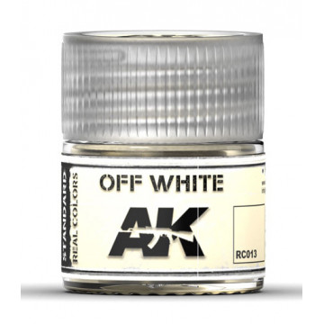 Vernice Acrilica AK Real Colors Off White 10ml