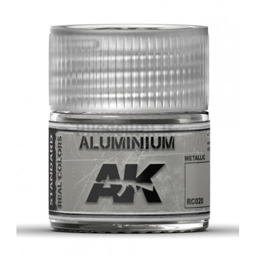 Vernice Acrilica AK Real Colors Aluminium 10ml