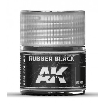 Vernice Acrilica AK Real Colors Rubber Black 10ml