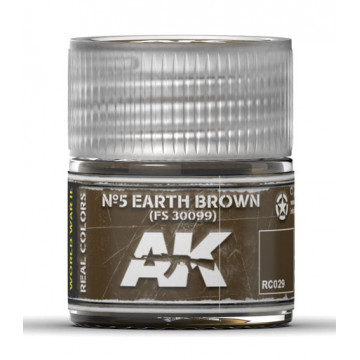 Vernice Acrilica AK Real Colors n.5 Earth Brown FS 30099 10ml