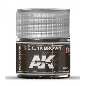 Vernice Acrilica AK Real Colors S.C.C. 1A Brown 10ml