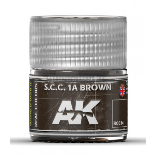 Vernice Acrilica AK Real Colors S.C.C. 1A Brown 10ml