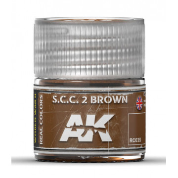 Vernice Acrilica AK Real Colors S.C.C. 2 Brown 10ml