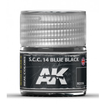 Vernice Acrilica AK Real Colors S.C.C. 14 Blue Black 10ml